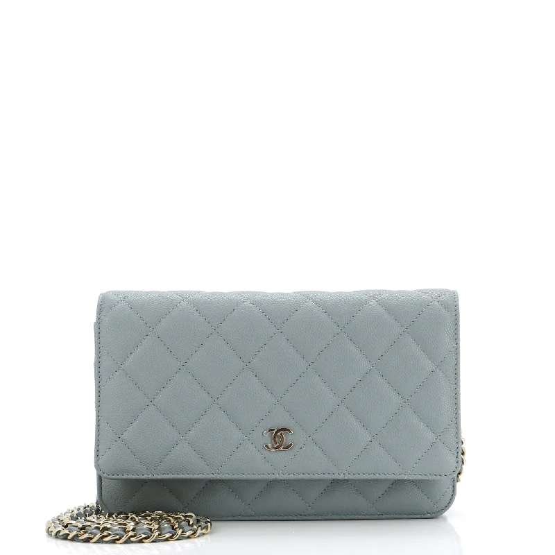 Stylish laptop bags for professionalsWallet on Chain Quilted Caviar