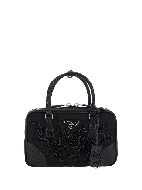 Prada tote bags with a spacious interior and a magnetic - snap closurePrada Women Shoulder Bag