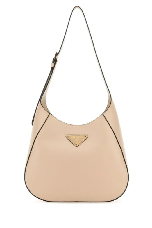 Ladies Prada Re - Edizione 2005 bags with a star - shaped charm for a playful touchPrada Women Light Pink Leather Shoulder Bag