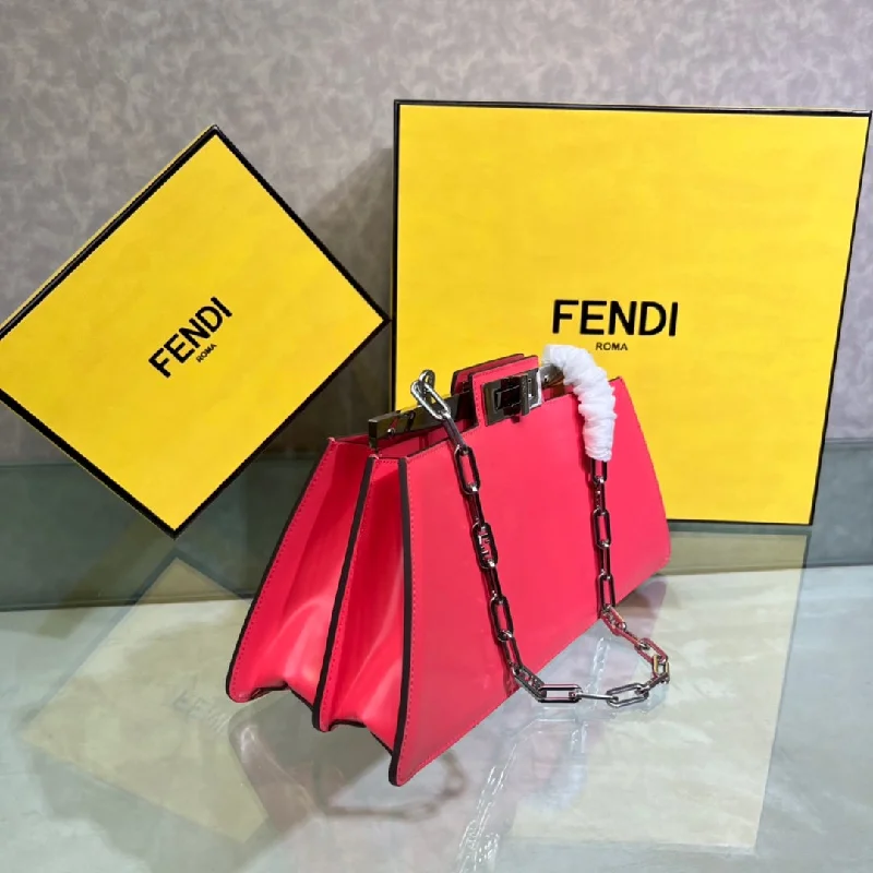 Fendi By The Way bags with a crystal - embellished FF logo for added luxury and glamourWF -  Fendi Bag - 048