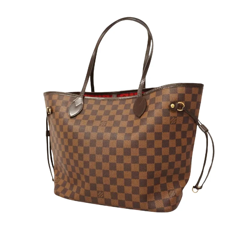 Louis Vuitton handbags with a patent - leather finish for a shiny lookLOUIS VUITTON Neverfull MM Tote