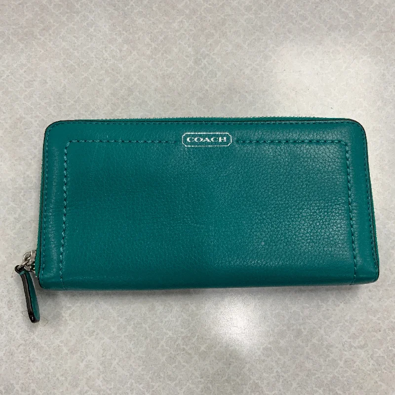 Vintage-inspired handbagsWallet Designer By Coach, Size: Small