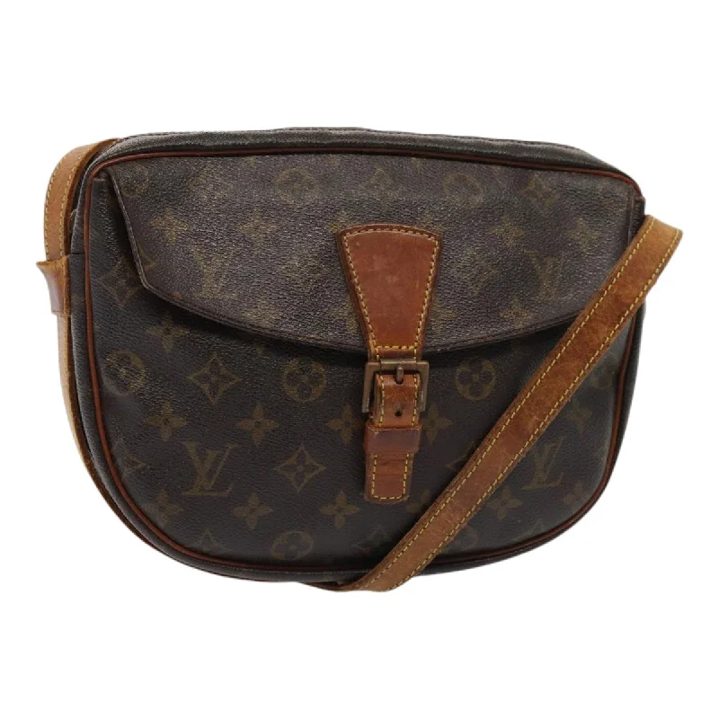 Louis Vuitton bags with a magnetic snap closure for easy accessLOUIS VUITTON Monogram Jeune Fille GM Shoulder Bag M51225 LV Auth 86791