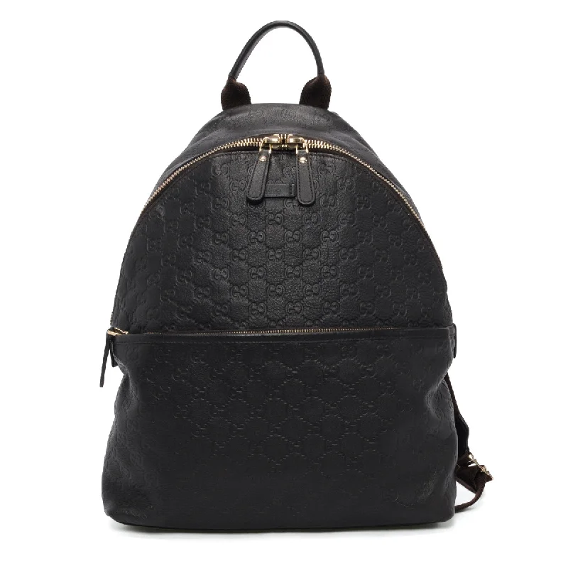 Luxury brand bags on saleGucci Brown Guccissima Medium Classic Backpack