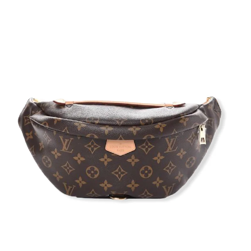 Louis Vuitton bags with a detachable mirror inside for on - the - go touch - upsLouis Vuitton Bumbag Monogram Canvas