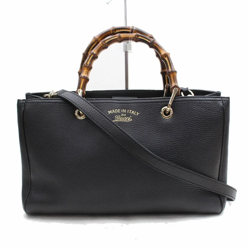 Vintage-inspired handbagsBrand Inspired Gucci Tote Bag Black Leather (SHC7-10299)