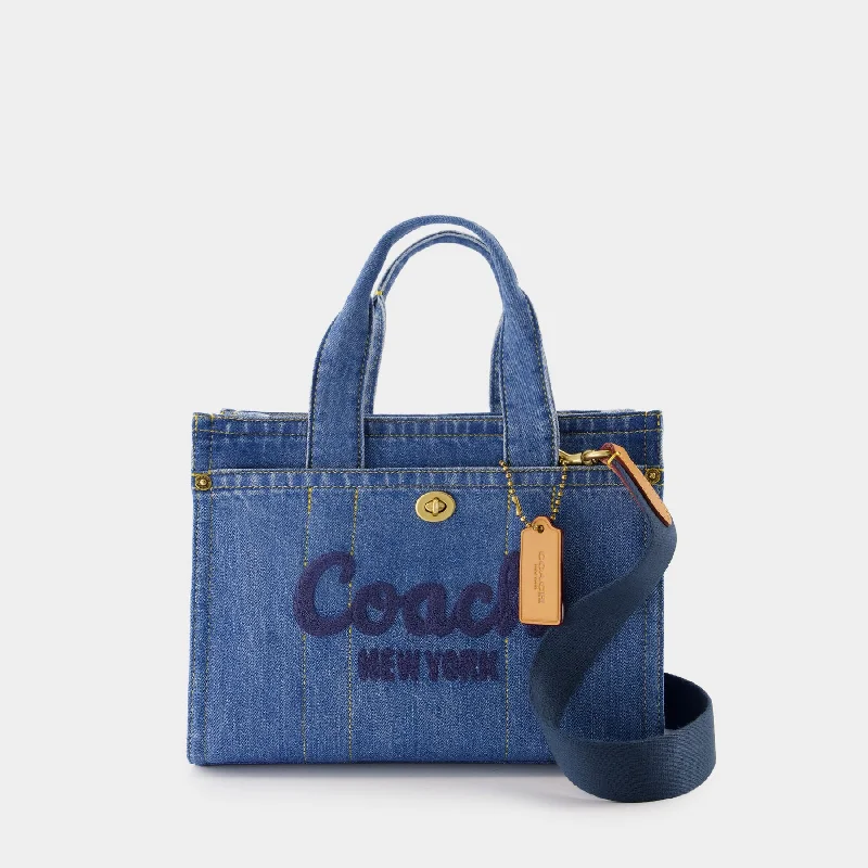 Stylish laptop bags for professionalsCargo Tote 26 - Coach - Cotton - Blue