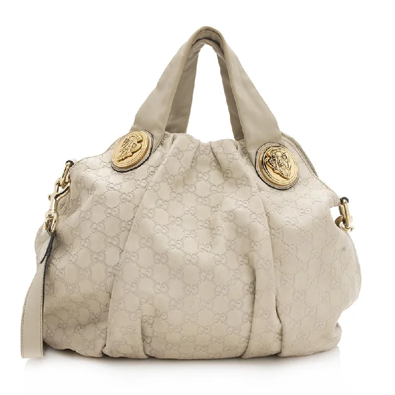 Vegan leather handbagsGucci Guccissima Hysteria Large Tote