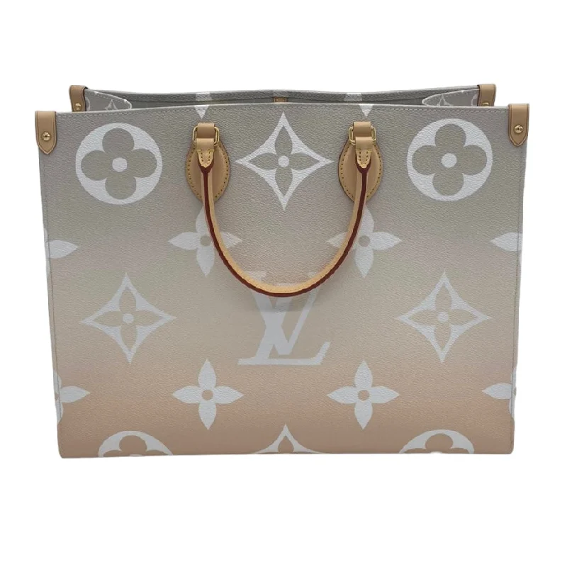 Louis Vuitton handbags with a patent - leather finish for a shiny lookLouis Vuitton On The Go Cream GM