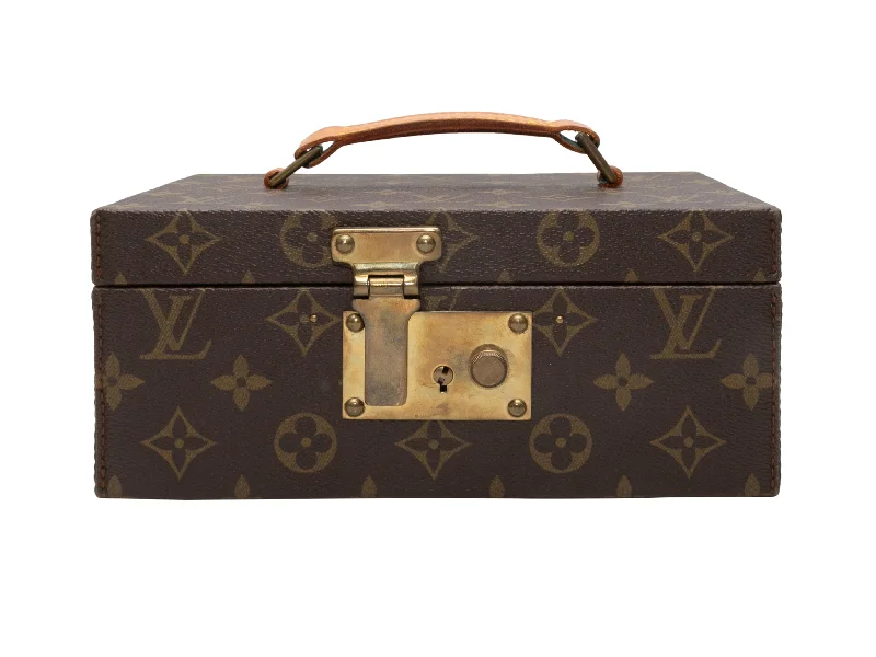 Vintage-inspired handbagsVintage Brown Louis Vuitton Cosmetic Vanity Case