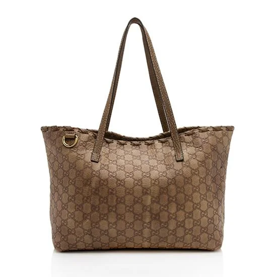 Large capacity travel bagsGucci Guccissima Leather Bamboo Tassel Tote - FINAL SALE