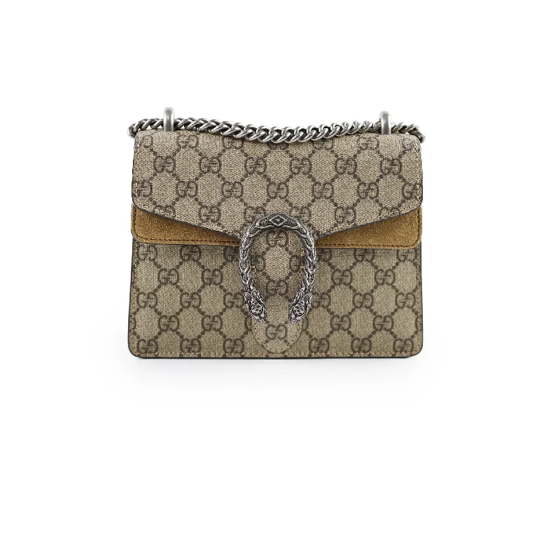 Compact crossbody bags for travelGucci Mini Supreme Dionysus Beige