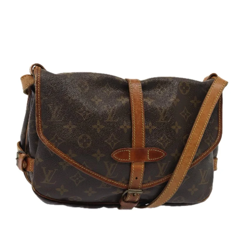 Louis Vuitton Twist bags with a contrast - colored interior for visual interestLOUIS VUITTON Monogram Saumur 30 Shoulder Bag M42256 LV Auth 75060