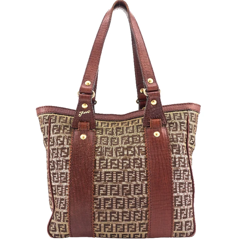 Fendi crossbody bags with a faux fur trim for a warm and stylish winter accessoryZucchino Canvas Open Tote Bag