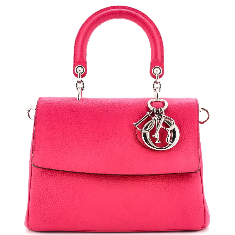 Designer bags with detachable strapsBe Dior Bag Pebbled Leather Small