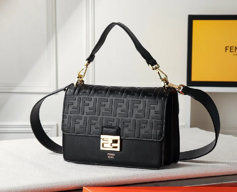 Fendi handbags with a perforated leather detail for a breathable and unique designEN   Designer bags by Fendi 070