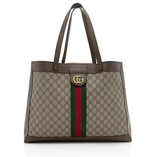 Luxury bags with chain strapsGucci GG Supreme Ophidia Soft Tote