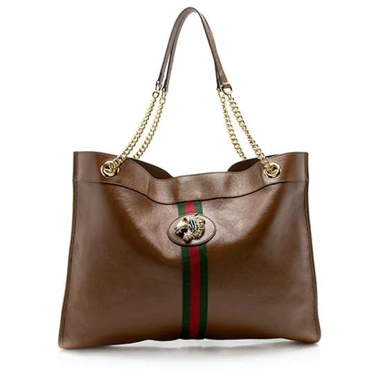 Best-selling designer bags 2025Gucci Leather Rajah Large Tote