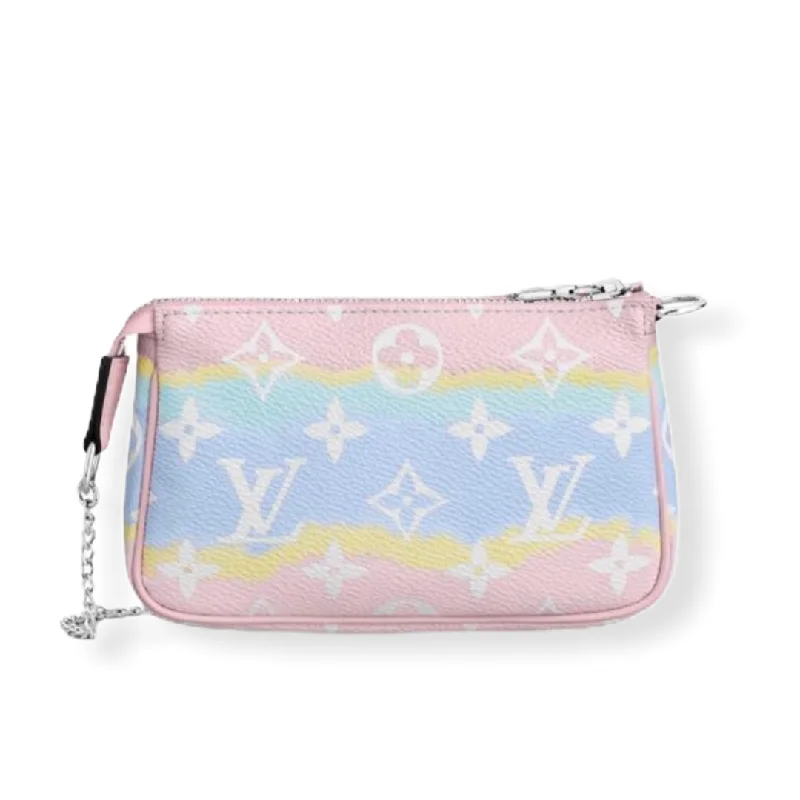 Louis Vuitton crossbody bags with adjustable shoulder straps for comfortLouis Vuitton SS20 Escale Mini Pochette Accessories Pastel