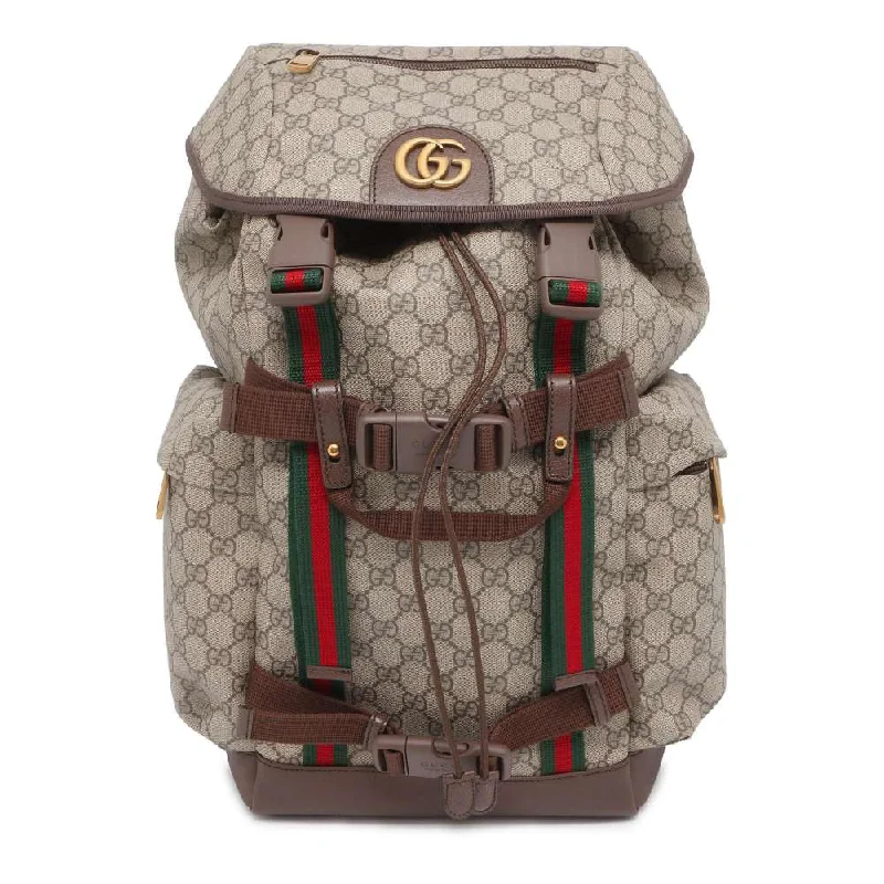 Eco-friendly tote bags for shoppingGUCCI Skateboard Backpack Beige 690999 GG SupremeCanvas