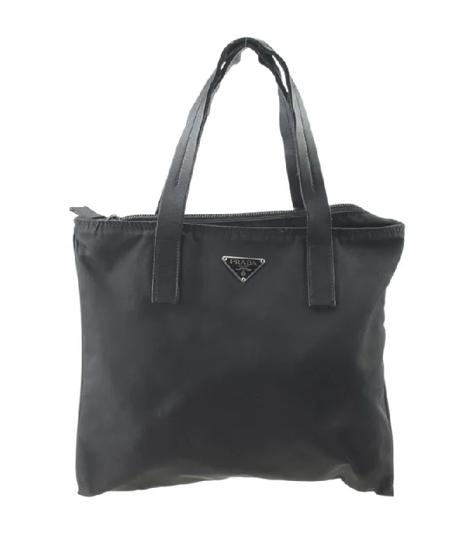 Prada Cahier bags with a detachable shoulder strap for versatile carryingPrada Bn0332 Black Nylon Tote