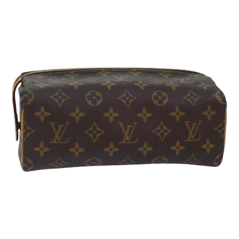 Louis Vuitton crossbody bags with a woven leather strap for textureLOUIS VUITTON Monogram Trousse Patte Pression Cosmetic Pouch M47636 Auth ep5282