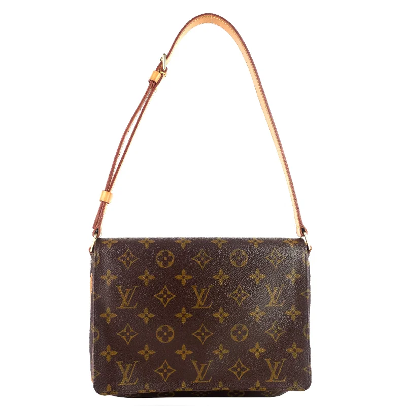 Louis Vuitton backpacks with a padded laptop compartment for travelMusette Tango Monogram Canvas Shoulder Bag