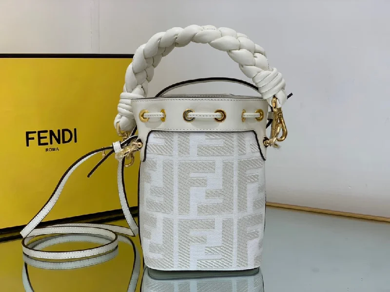 Fendi bags with a back - zip pocket for storing valuables securelyWF -  Fendi Bag - 044