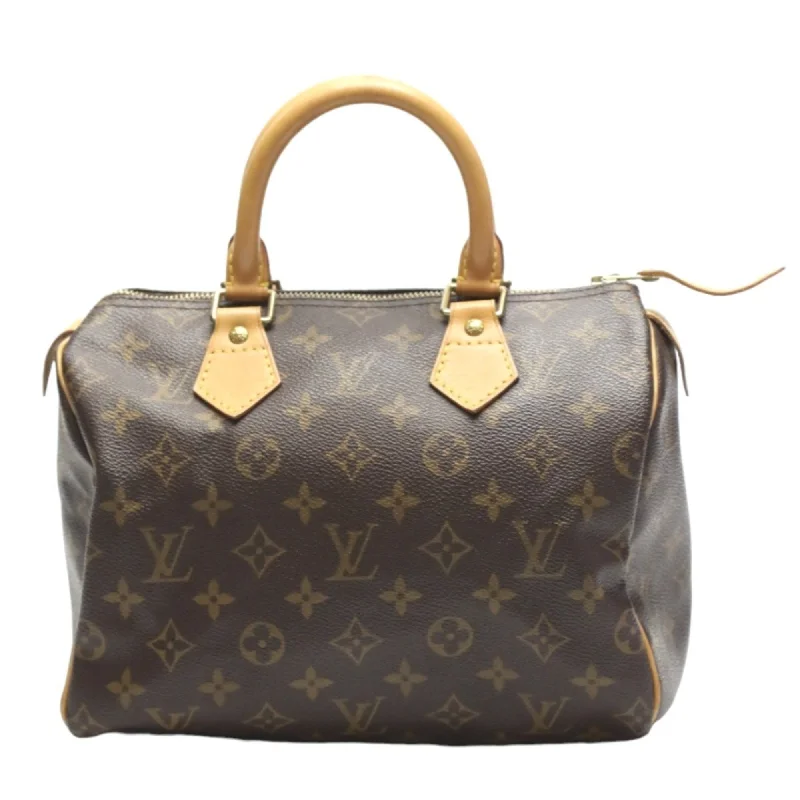 Ladies Louis Vuitton Petite Malle bags with a star - shaped charm for cutenessLOUIS VUITTON Speedy 25 Handbag