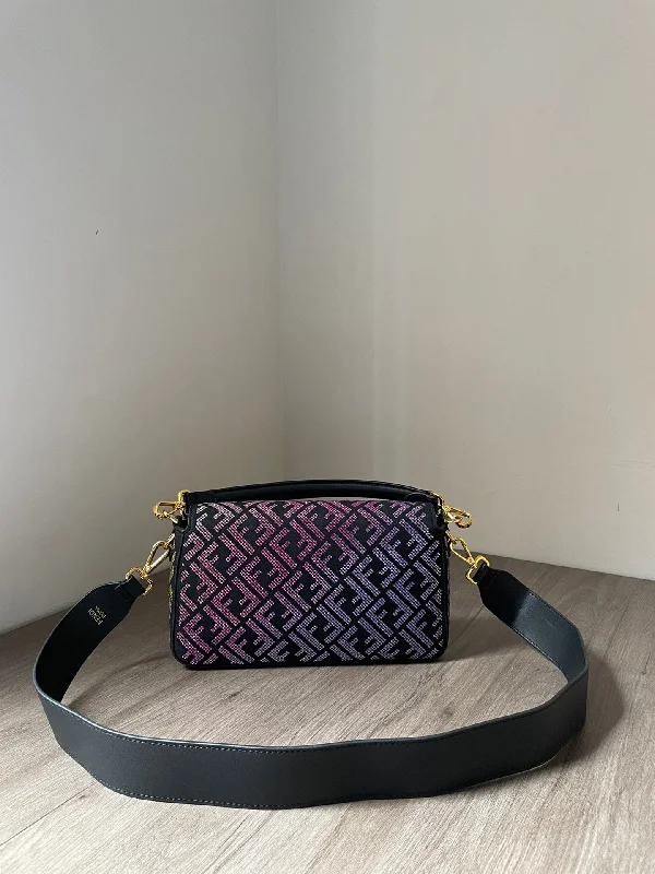 Fendi crossbody bags with a woven leather strap for a unique texture and visual appealWF -  Fendi Bag - 009