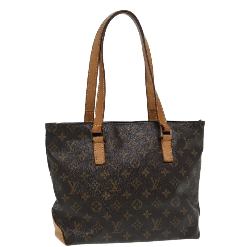 Louis Vuitton Alma bags with a monogram - embossed leather surfaceLOUIS VUITTON Monogram Cabas Piano Tote Bag M51148 LV Auth 86769