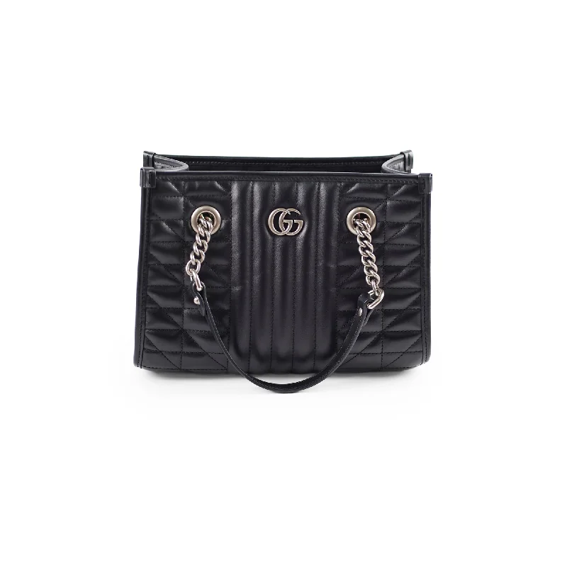 Affordable leather bagsGucci Marmont Black Shoulder Bag