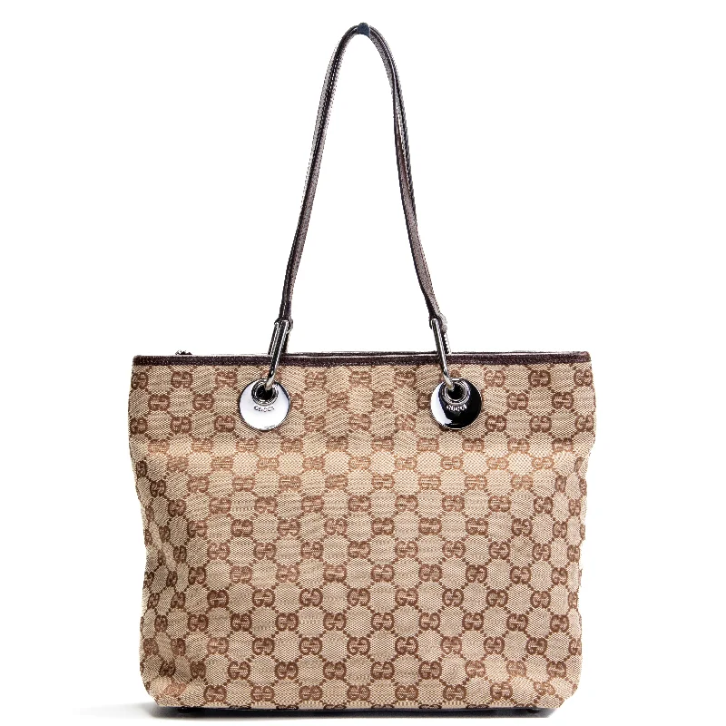 Best-selling designer bags 2025GUCCI Vintage GG Canvas Eclipse Tote - OUTLET FINAL SALE