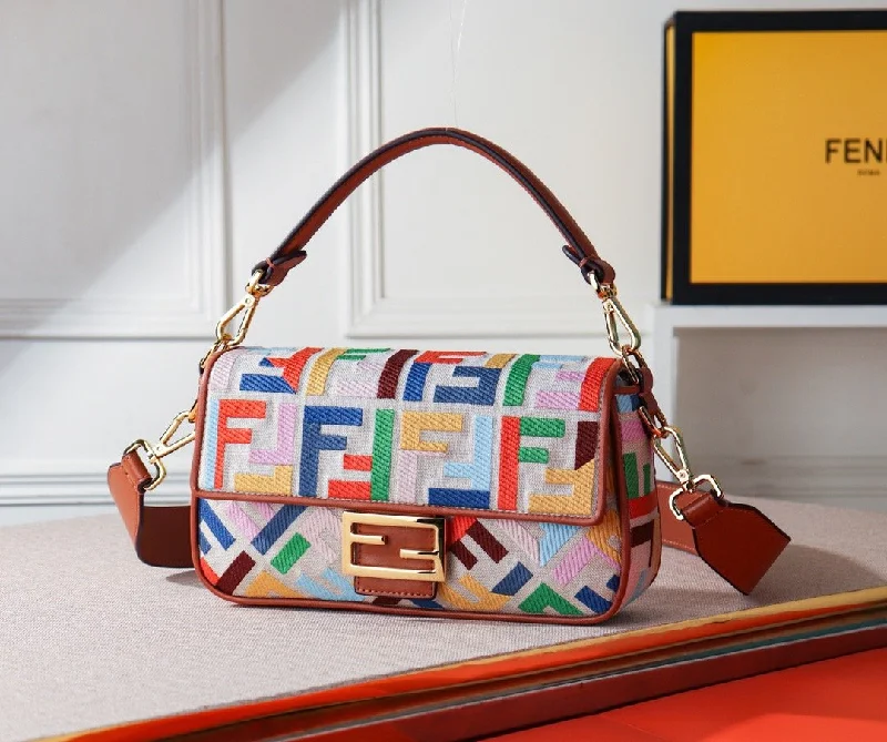 Fendi bags with a front - flap pocket and a turnlock for a classic and elegant aestheticEN   Designer bags by Fendi 062