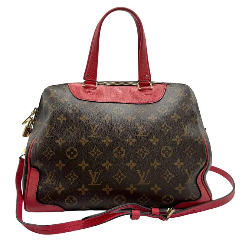 Ladies Louis Vuitton shoulder bags with a magnetic - closure flap for easeLOUIS VUITTON Retiro Handbag