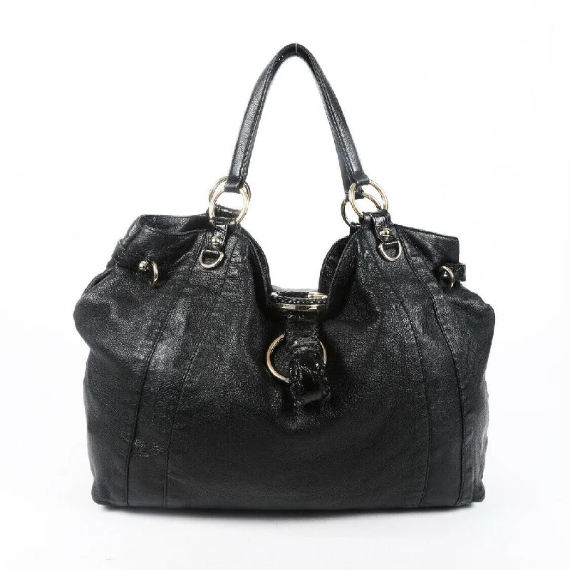 Luxury brand bags on saleGucci Bag G Wave Black Leather Tote