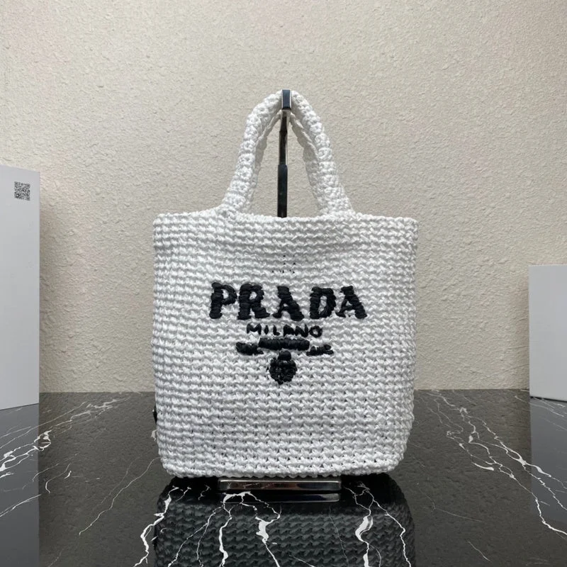 Medium - sized Prada tote bags in classic black for everyday versatilityWhimsy Finds - Prada Bags - 130