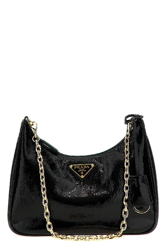 Ladies Prada shoulder bags with a tassel - adorned zipper for added charmPrada Women 'Prada Re-Edition' Mini Handbag