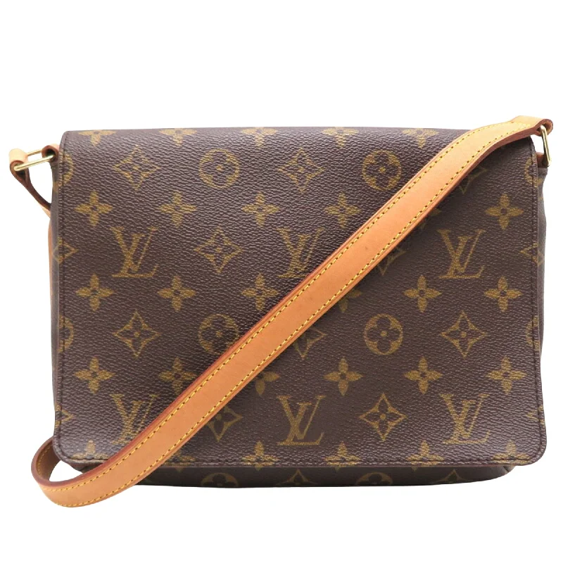 Louis Vuitton bags with a magnetic snap closure for easy accessLOUIS VUITTON Musette Tango Shoulder Bag