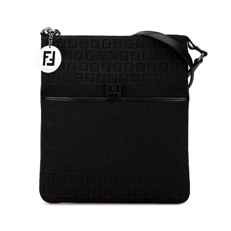 Vintage-inspired handbagsBlack Fendi Zucchino Canvas Crossbody