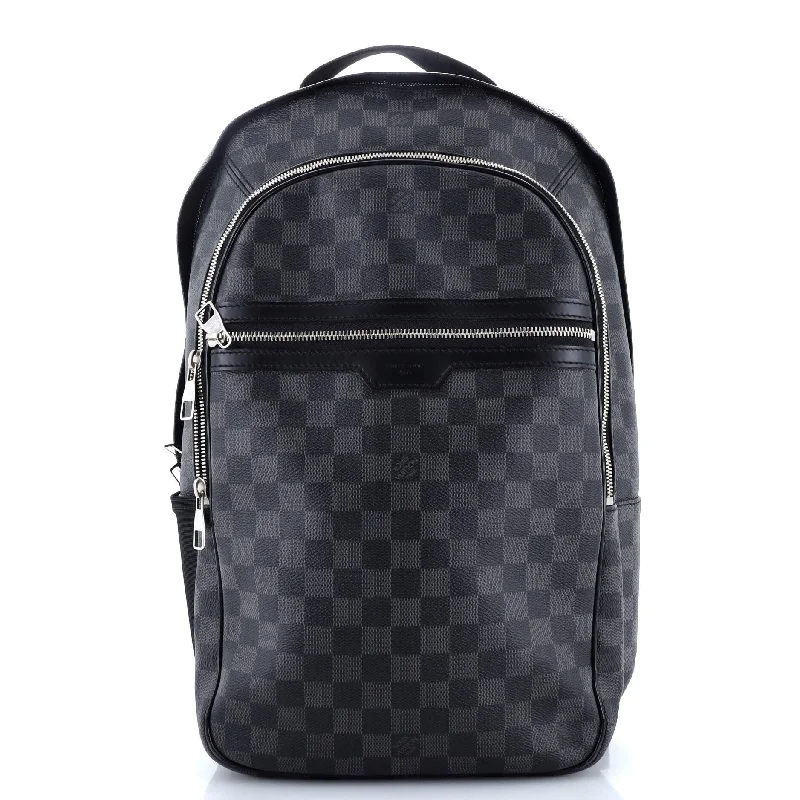 Customizable monogram bagsMichael Backpack Damier Graphite