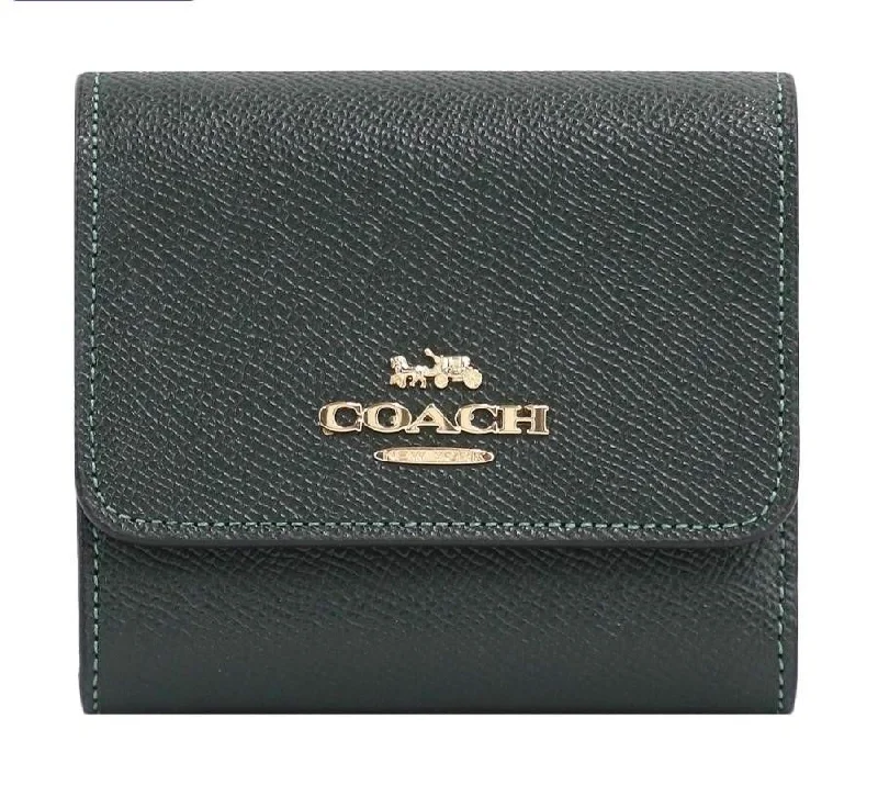 High-end designer bags for menCoach Trifold Leather Wallet Mini Wallet