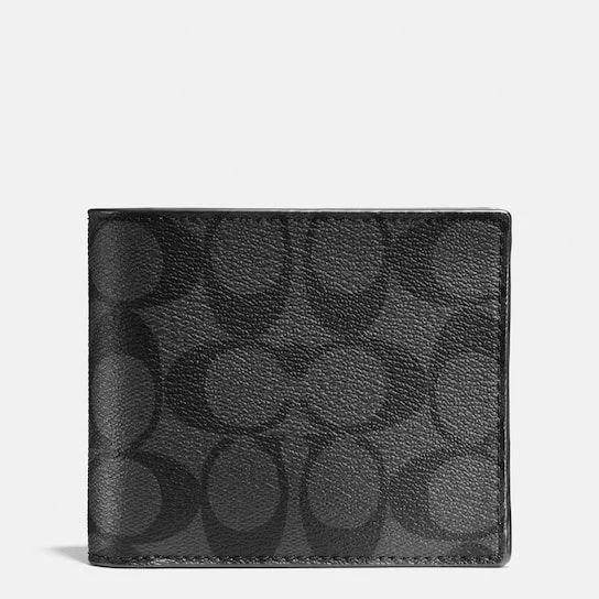 Designer bags with detachable strapsCoach 3 in 1 Wallet in Signature Canvas