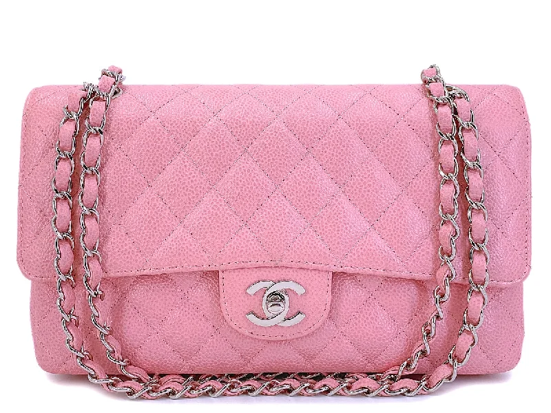 Chanel New Arrival Handbag with Gold HardwareChanel 2004 Sakura Pink Caviar Medium Classic Double Flap Bag SHW 7ZW