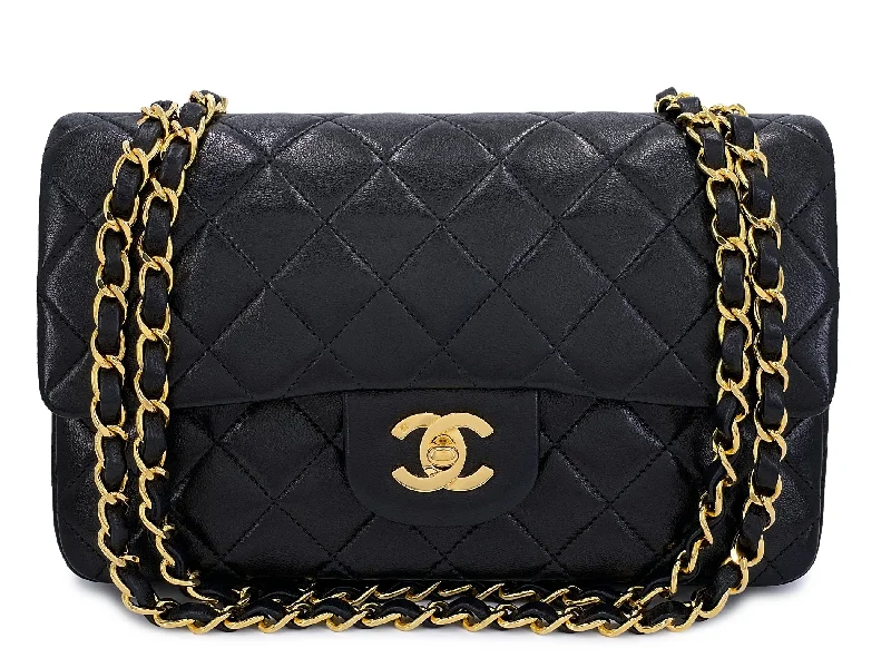 Chanel bags for those who value investment piecesChanel 1991 Vintage Black Small Classic Double Flap Bag 24k GHW Lambskin