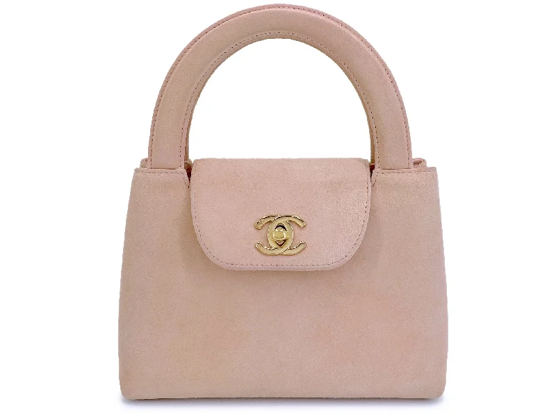 Chanel classicChanel 1998 Vintage Pale Pink Mini Kelly Evening Bag 5FS