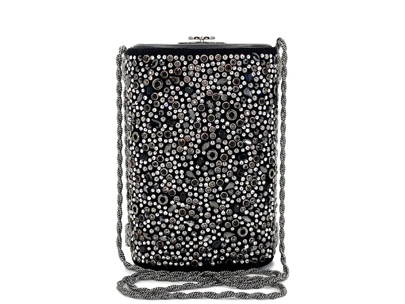 Chanel bags with classic and elegant designsChanel Crystal Studded Minaudière Evening Clutch Crossbody 19B Bag