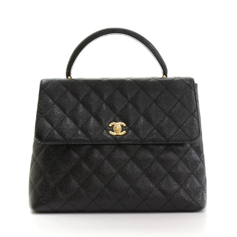 Chanel bags in luxury boutiques worldwideKelly Quilted Caviar Leather Handbag