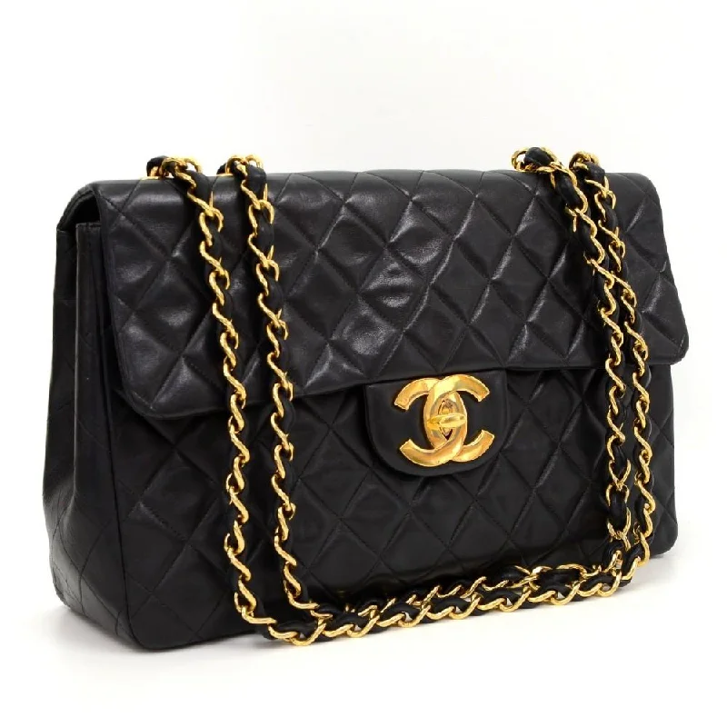 Chanel bags for women with a taste for high fashionQuilted Lambskin Leather Maxi Bag