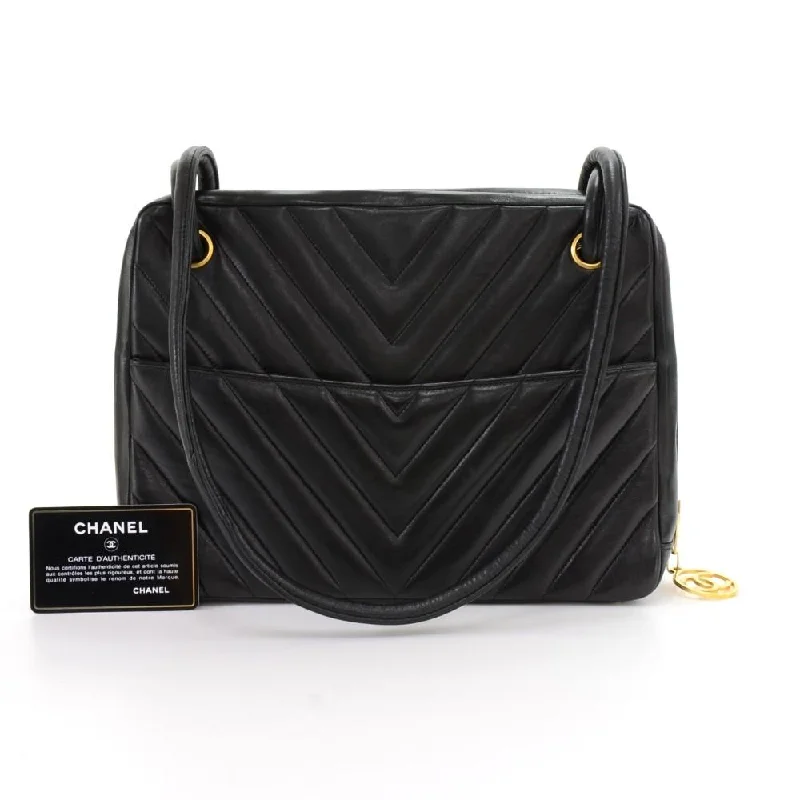 Chanel bags for women who appreciate fine craftsmanshipChevron Quilted Leather Shoulder Bag